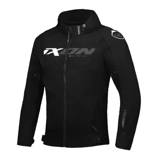 Ixon Fierce мотокуртка Black Grey White Белый (размер: s)