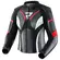 REBELHORN Rebel lederjacke Black / Fluo Red / White