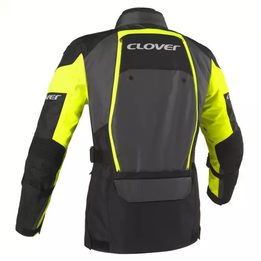 Clover Dakar 2 Wp мотокуртка Black Yellow Желтый