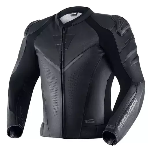 REBELHORN Fighter lederjacke Черный (размер: 46)
