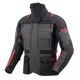REBELHORN Cubby V jacke Black / Anthracite / Red