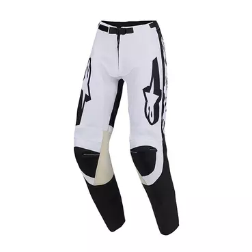 Alpinestars Racer Riway 2026 мотоштаны White Black Белый