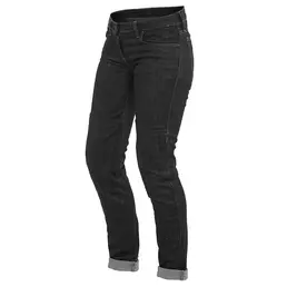 Dainese Denim Slim Lady Jeans Black Черный