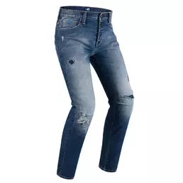 Pmj Street Jeans Destroyed Stone Washed Синий