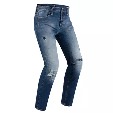 Pmj Street Jeans Destroyed Stone Washed Синий