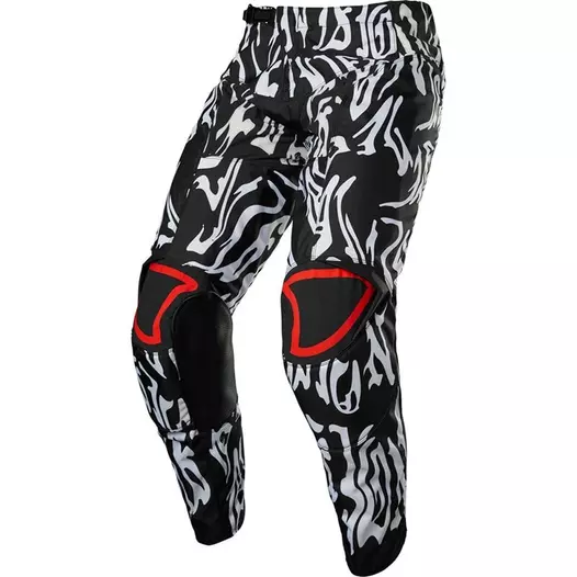 Fox 180 Peril мотоштаны Black Red Черный