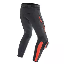 Dainese Super Speed Leather мотоштаны Red Черный