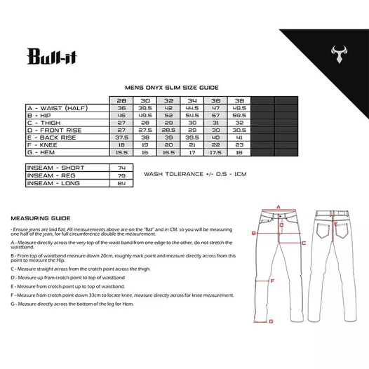 Bull-it Onyx Slim Regular Jeans Black Черный