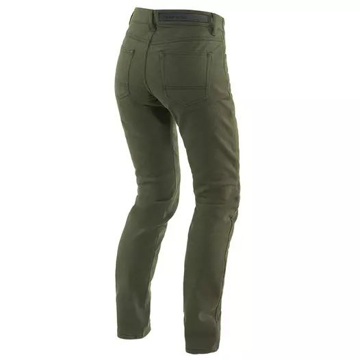 Dainese Classic Slim Lady Jeans Olive Зеленый
