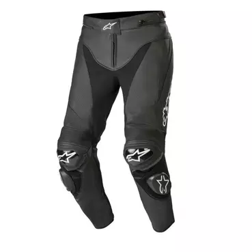 Alpinestars Track V2 Leather мотоштаны Black Черный