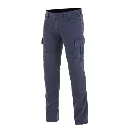 Alpinestars Cargo Jeans Blue Distressed Синий