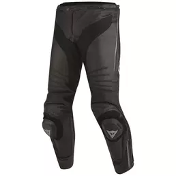 Dainese Misano Leather мотоштаны Black Черный