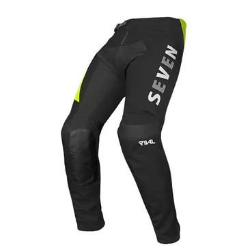 Seven Mx Rival 26.1 Noise мотоштаны Black Yellow Желтый