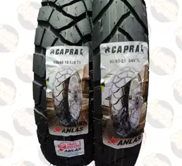 Anlas 120/80-18 CapraR 62S TT Arka Lastik Черный