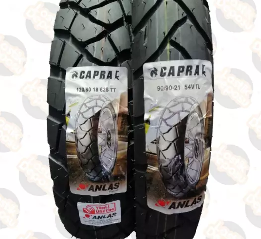 Anlas 120/80-18 CapraR 62S TT Arka Lastik Черный