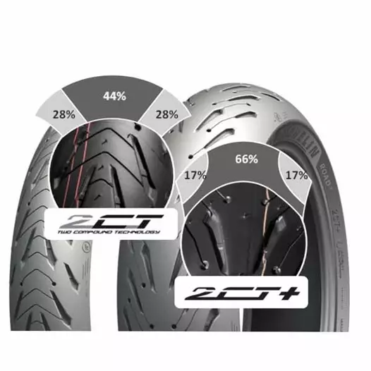 Michelin 160/60ZR17 Road5 2CT 69W Arka Lastik (2025) Черный