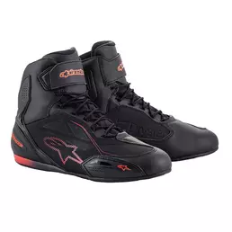 Alpinestars Faster 3 Drystar мотоботы Black Red Fluo Красный