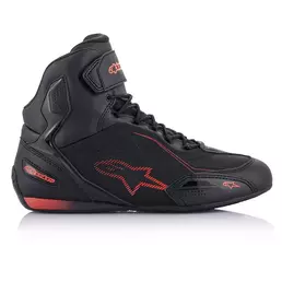Alpinestars Faster 3 Drystar мотоботы Black Red Fluo Красный