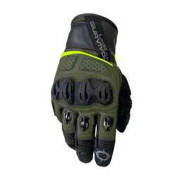 Berik Urban Survivor мотоперчатки Black Military Green Зеленый