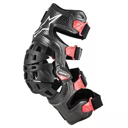 ALPINESTARS Bionic-10 Carbon Left knieschoner Красно-черный
