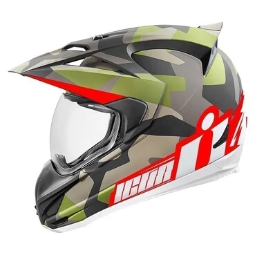 Icon Variant Deployed Matte Camo матовый мотошлем
