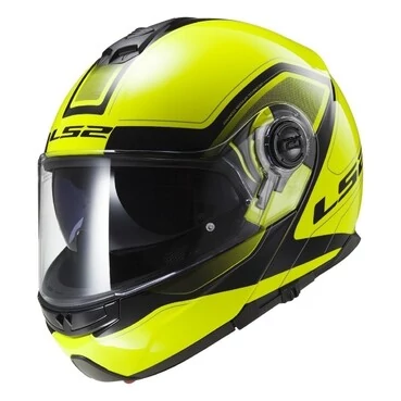 LS2 FF325 Strobe Civik Hi-Viz мотошлем