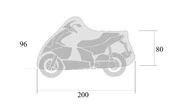 Моточехол STARKS Scooter M
