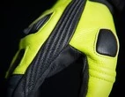 Icon Automag 2 Hi-Viz Touchscreen мотоперчатки кожаные желтые