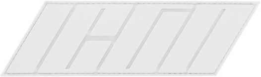 Нашивка Icon белая