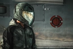 Icon Airflite Battlescar 2 мотошлем зеленый