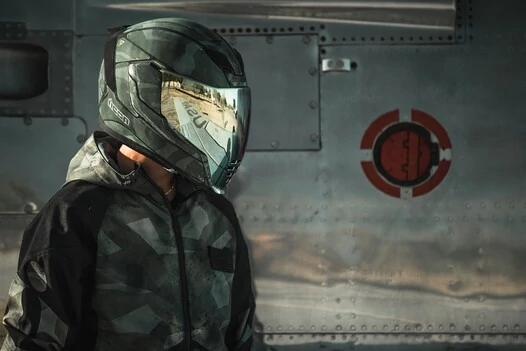 Icon Airflite Battlescar 2 мотошлем зеленый