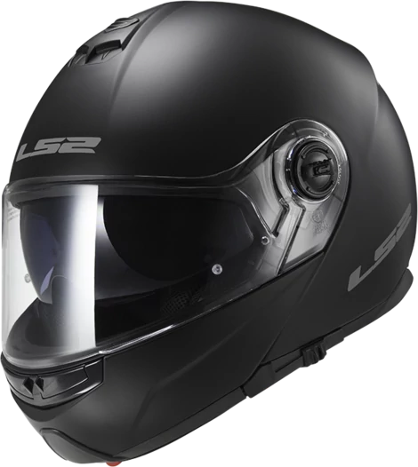 LS2 FF325 Strobe Electric Snow мотошлем черный матовый (электрический визор)
