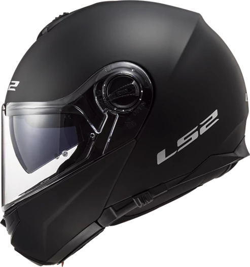 LS2 FF325 Strobe Electric Snow мотошлем черный матовый (электрический визор)