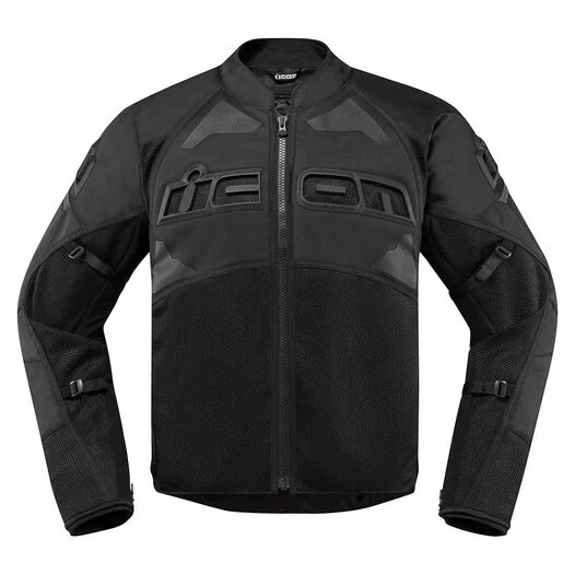 Icon Contra 2 черная мотокуртка (размер: xl)