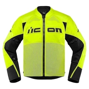 Icon Contra 2 Hi-Viz желтая мотокуртка