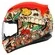 Icon Airmada Dia De Los Muertos красный мотошлем