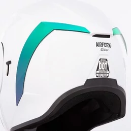 Спойлер для мотошлема Icon Airform зеленый зеркальный