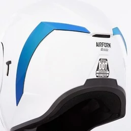 Спойлер для мотошлема Icon Airform синий зеркальный