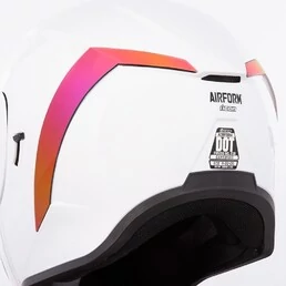 Спойлер для мотошлема Icon Airform красный зеркальный