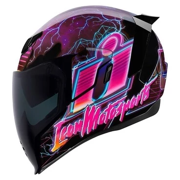 Icon Airflite Synthwave фиолетовый мотошлем