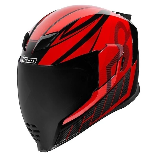 Icon Airflite QB1 красный мотошлем