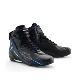 Alpinestars Faster-4 Drystar мотоботы Navy Cyan Синий