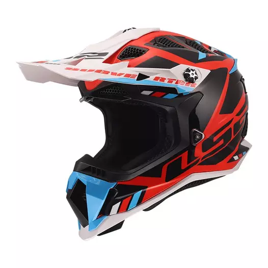 Ls2 Mx700 Subverter Evo 2 Stomp Мотошлем Blue Red Синий