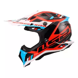 Ls2 Mx700 Subverter Evo 2 Stomp Мотошлем Blue Red Синий