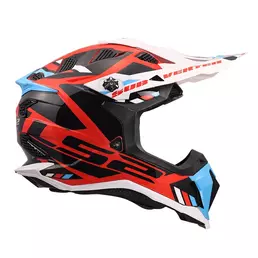 Ls2 Mx700 Subverter Evo 2 Stomp Мотошлем Blue Red Синий