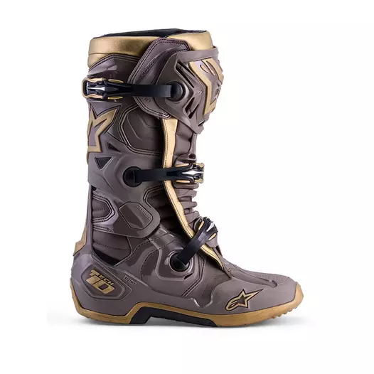 Alpinestars Tech 10 Earth мотоботинки Brown Gold Коричневый