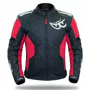 Berik 2.0 NJ-173315 Mesh Air Perforated Motorcycle мотокуртка Removable Black Red