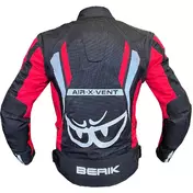 Berik 2.0 NJ-173315 Mesh Air Perforated Motorcycle мотокуртка Removable Black Red