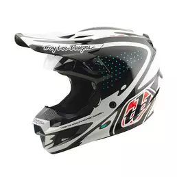 Troy Lee Designs Se Polycarbonate The Line Мотошлем Black Черный