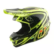Troy Lee Designs Se Polycarbonate The Line Мотошлем Yellow Желтый